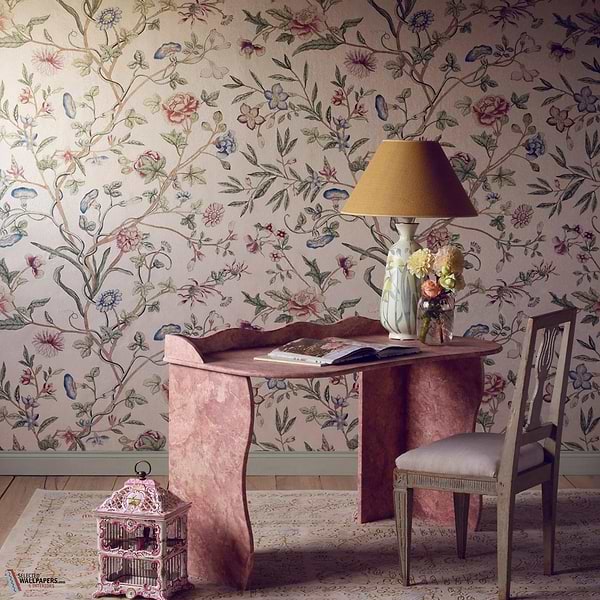 Sceaux Nacre wallpaper-Pierre Frey-Selected Wallpapers-Interiors