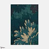 Schwarzwald stof-Dedar-Bleu nuit-Meter (M1)-Selected Wallpapers-Interiors