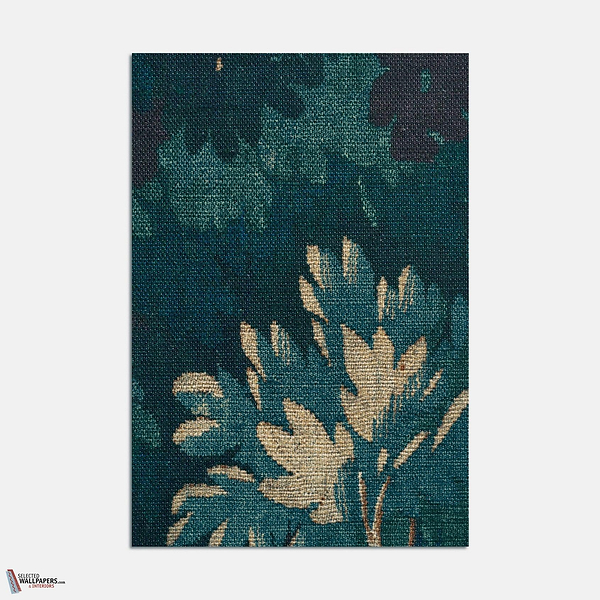 Schwarzwald stof-Dedar-Bleu nuit-Meter (M1)-Selected Wallpapers-Interiors