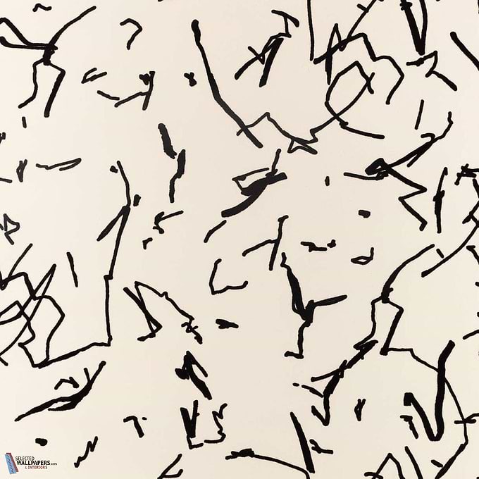 Scribble Wallcovering-Kirkby Design-behang-Tapete-wallpaper-Monochrome-Rol-Selected Wallpapers