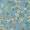 Scrolling Tulip behang-Morris & Co-Woad/Thyme-Rol-Selected Wallpapers-Interiors