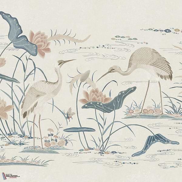 Seabirds wallpaper-Sandberg-Misty Blue-Mattic-M2-Selected Wallpapers-Interiors