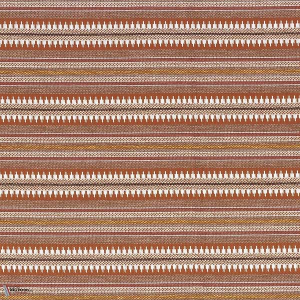 Serapes stof-Casamance-Rouge terre taupe-Meter (M1)-Selected Wallpapers-Interiors