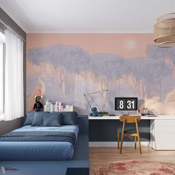 Serendipity behang-Inkiostro Bianco-Selected Wallpapers-Interiors