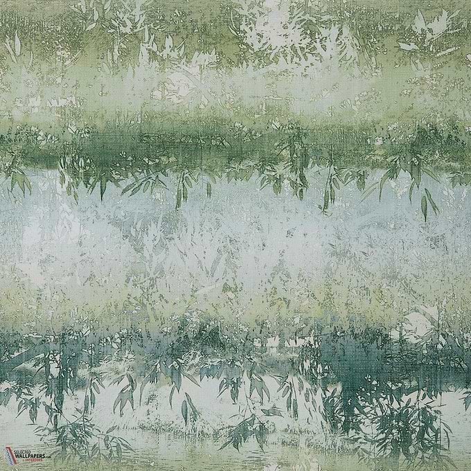 Serenity behang-1838 wallcoverings-Celadon-Rol-Selected Wallpapers-Interiors
