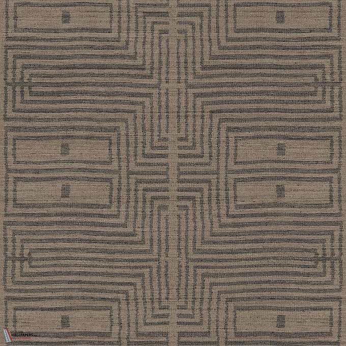 Serica behang-Masureel-Coffee-Rol-Selected Wallpapers-Interiors