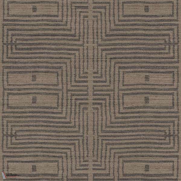 Serica behang-Masureel-Coffee-Rol-Selected Wallpapers-Interiors