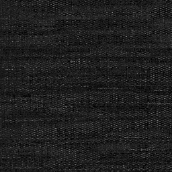 Shang Extra Fine Sisal-Thibaut-Pitch Black-Rol-Selected-Wallpapers-Interiors