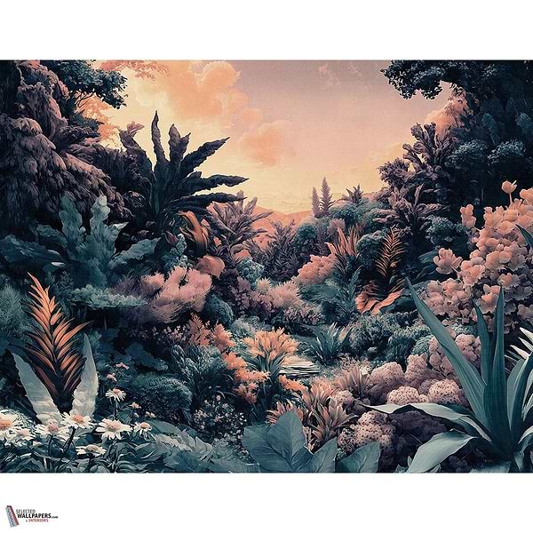 Silent Fronds behang-behang-LondonArt-Selected Wallpapers & Interiors