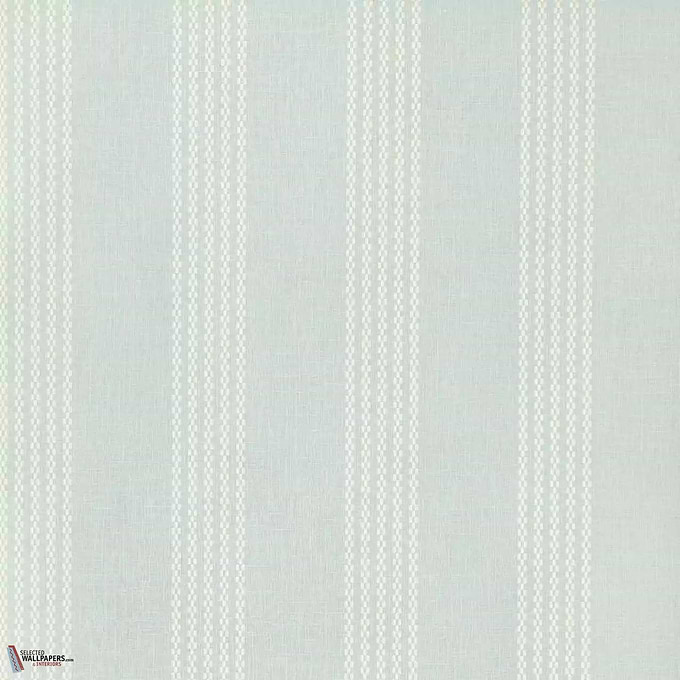 Silk Stripe behang-1838 wallcoverings-Powder blue-Rol-Selected Wallpapers-Interiors