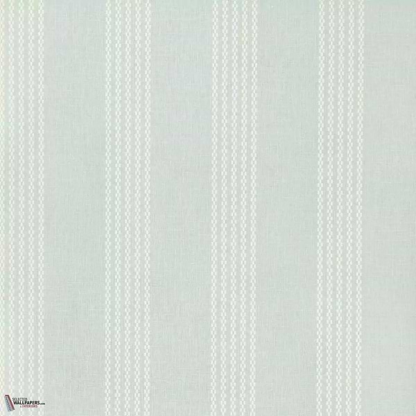 Silk Stripe behang-1838 wallcoverings-Powder blue-Rol-Selected Wallpapers-Interiors