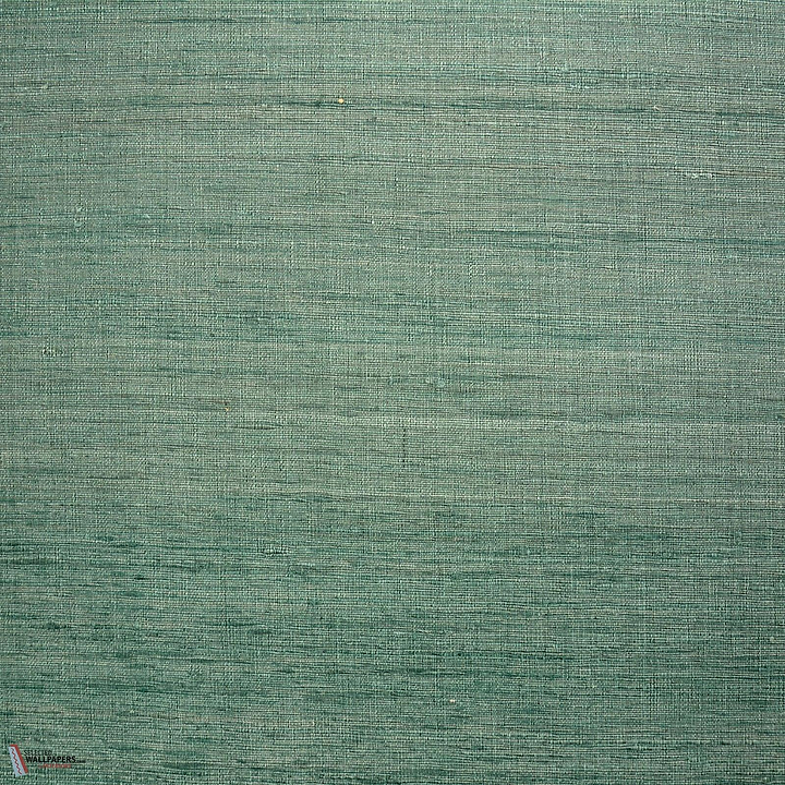 Silk behang-Dutch Walltextile Company-Teal-Meter (M1)-Selected Wallpapers-Interiors