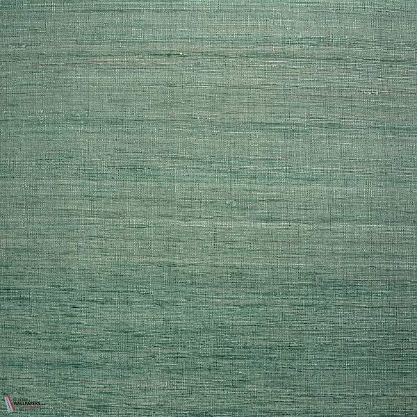 Silk behang-Dutch Walltextile Company-Teal-Meter (M1)-Selected Wallpapers-Interiors