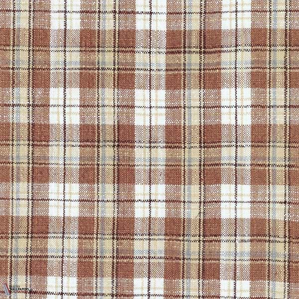 Sillage stof-Casamance-Terracotta-Meter (M1)-Selected Wallpapers-Interiors