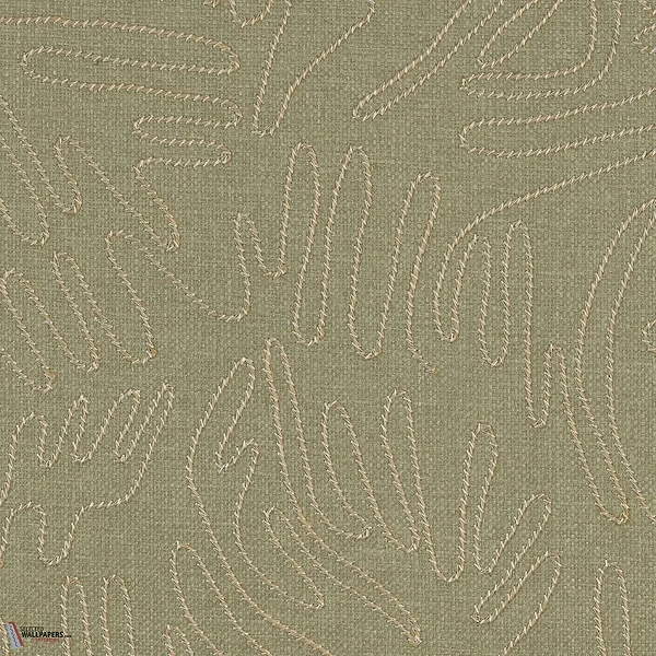 Silvara behang-Casamance-Amande Naturel-Rol-Selected Wallpapers-Interiors