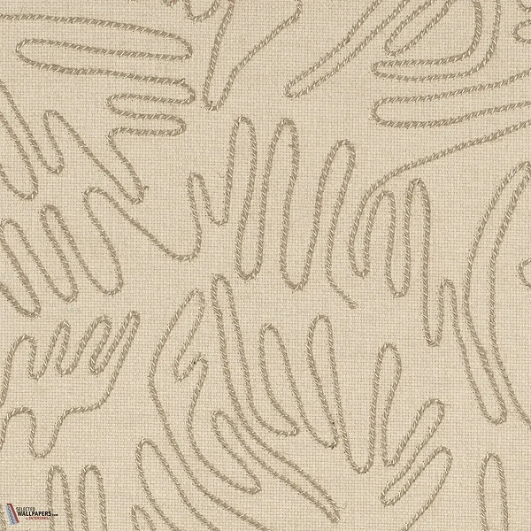 Silvara behang-Casamance-Beige Naturel-Rol-Selected Wallpapers-Interiors