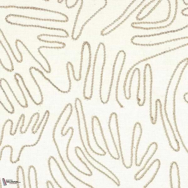 Silvara behang-Casamance-Blanc Naturel Clair-Rol-Selected Wallpapers-Interiors