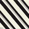 Slalom stof-Casamance-Kissen-Cushion-Noir-Meter (M1)-Selected Interiors