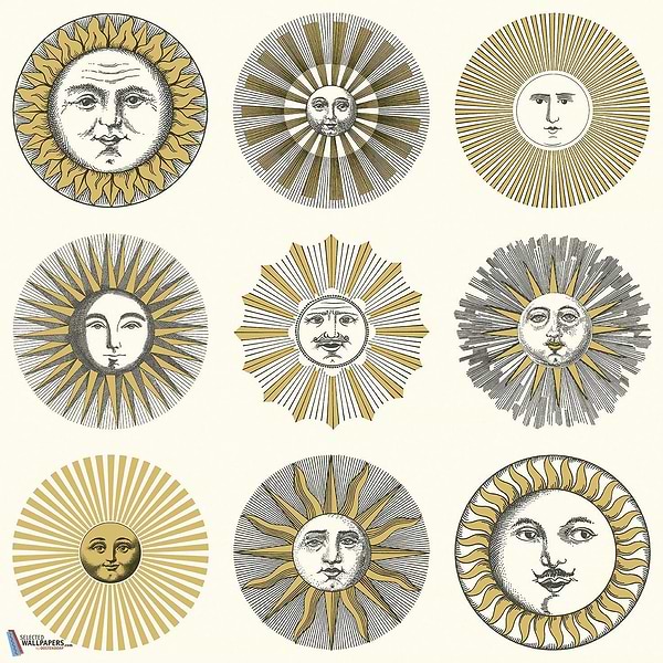 Soli-behang-Tapete-Cole & Son-Cream & Gold-Rol-123/1002-Selected Wallpapers