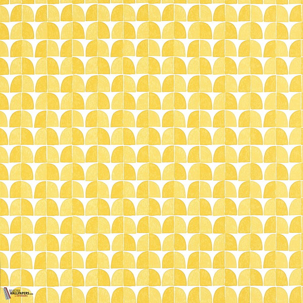 Solsbury behang-Thibaut-Sunshine yellow-Rol-Selected Wallpapers-Interiors