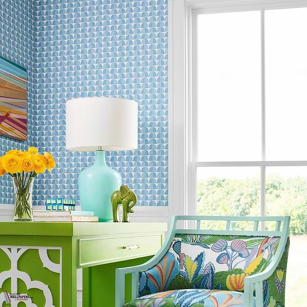 Solsbury behang-Thibaut-Selected Wallpapers-Interiors