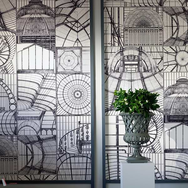 Sous la Verrière wallpaper-Pierre Frey-Selected Wallpapers-Interiors