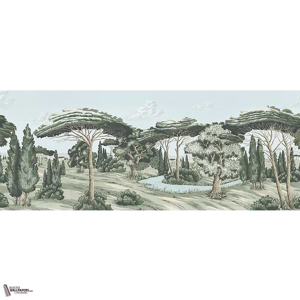 Sovana behang-Les Dominotiers-Blue sky-Non Woven 70 cm-M2-Selected Wallpapers-Interiors