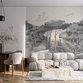 Sovana behang-Les Dominotiers-Selected Wallpapers-Interiors