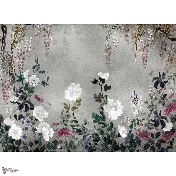 Spring Festival behang-Coordonne-Silver-Metallics-M2-Selected Wallpapers-Interiors