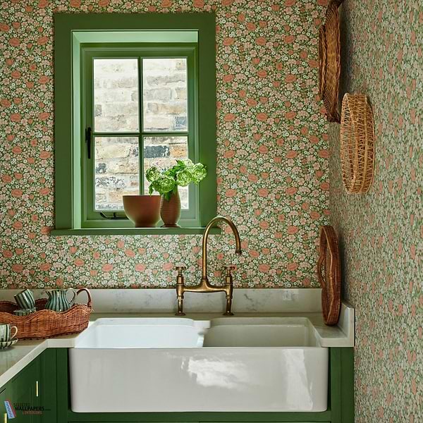 Spring Flowers-Little Greene-wallpaper-behang-Tapete-wallpaper-Selected Wallpapers