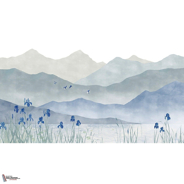 Spring Lake behang-Les Dominotiers-Normal-Non Woven (70 cm)-M2-Selected Wallpapers-Interiors