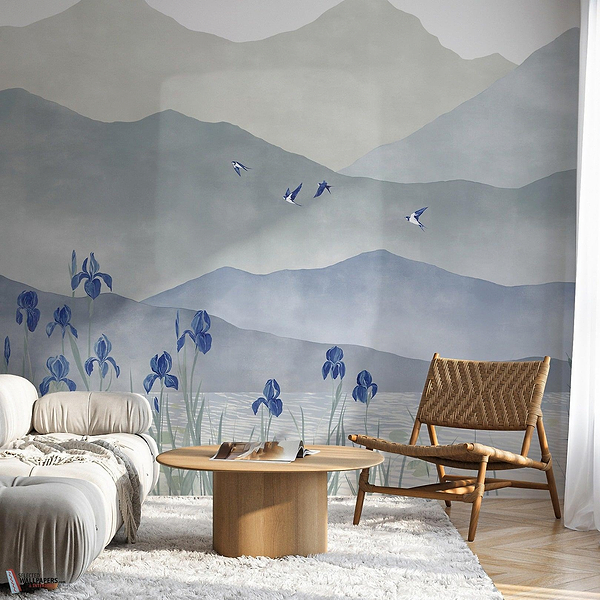 Spring Lake behang-Les Dominotiers-Selected Wallpapers-Interiors