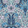 Spring Thicket-behang-tapete-wallpaper-Morris & Co-Indigo/Lilac-Rol-Selected-Wallpapers-Interiors