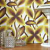 Starflower behang-Little Greene-Selected Wallpapers-Interiors