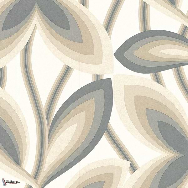 Starflower behang-Little Greene-Selected Wallpapers-Interiors