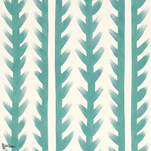 Sticky Grass-Wallpaper-Harlequin-Aquamarine-Roll-113052-Selected Wallpapers