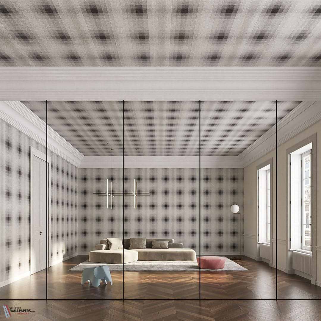 Stickypatt behang-Inkiostro Bianco-Selected Wallpapers-Interiors