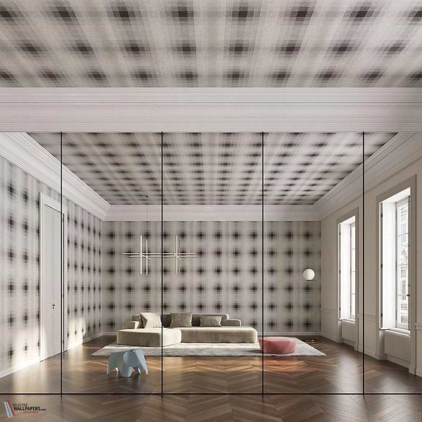 Stickypatt behang-Inkiostro Bianco-Selected Wallpapers-Interiors