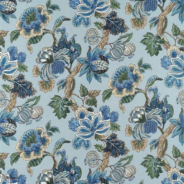 Stockbridge behang-Anna French-Blue-Rol-Selected Wallpapers-Interiors
