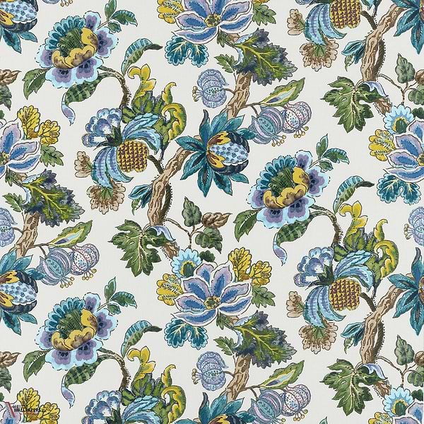 Stockbridge behang-Anna French-Lavender and blue-Rol-Selected Wallpapers-Interiors