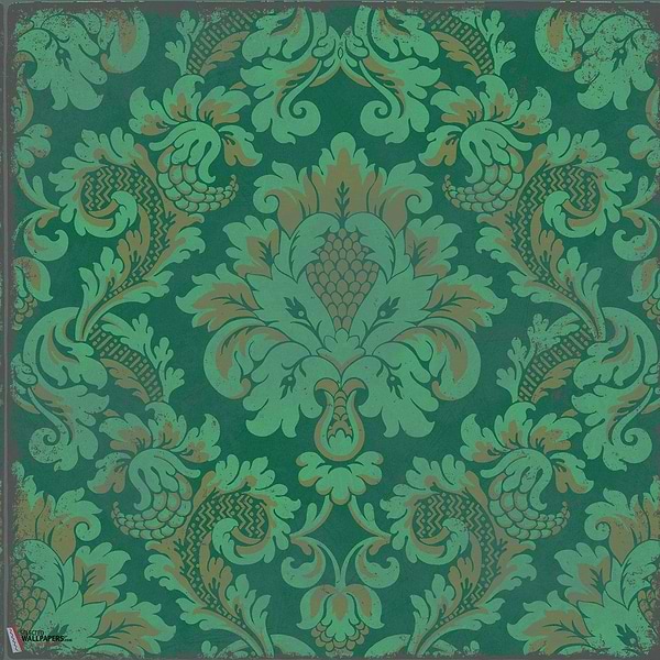 Stravinsky behang-Cole & Son-Viridian-Rol-Selected Wallpapers-Interiors