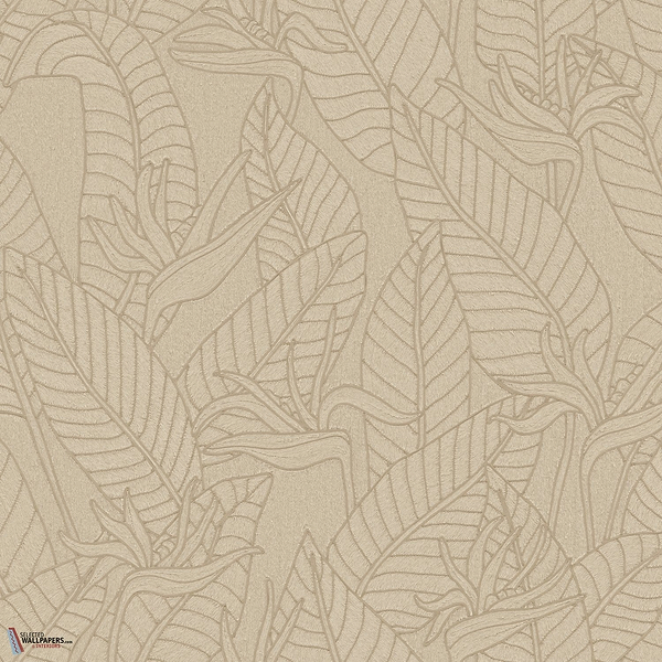 Strelitzia behang-Arte-wallpaper-tapete-Jute-Rol-Selected-Wallpapers-Interiors