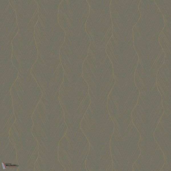 Strie behang-Casamance-Pierre Bleue/Dore-Rol-Selected Wallpapers-Interiors