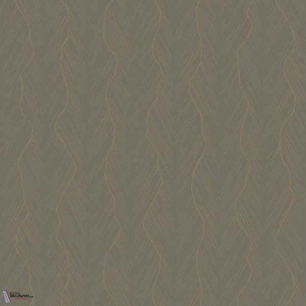 Strie behang-Casamance-Pierre Bleue/Dore-Rol-Selected Wallpapers-Interiors