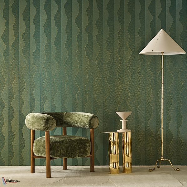 Strie behang-Casamance-Selected Wallpapers-Interiors