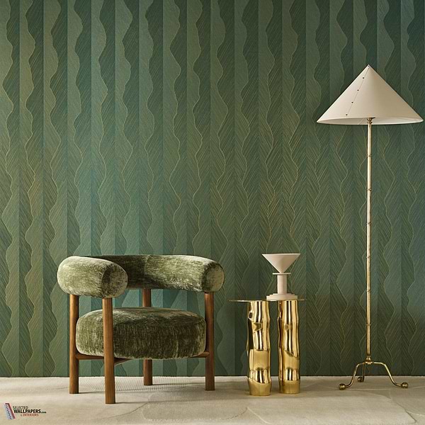 Strie behang-Casamance-Selected Wallpapers-Interiors