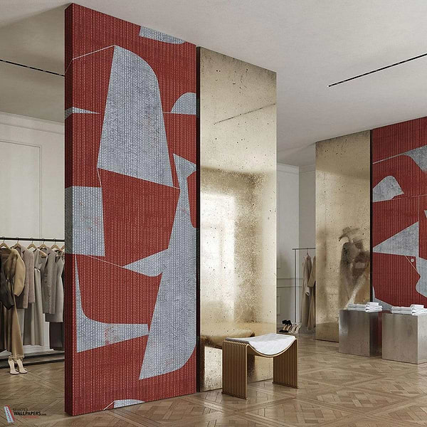 Strokes behang-Inkiostro Bianco-Selected Wallpapers-Interiors
