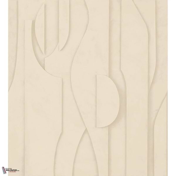 Stuc behang-Casamance-Sable-Set-Selected Wallpapers-Interiors