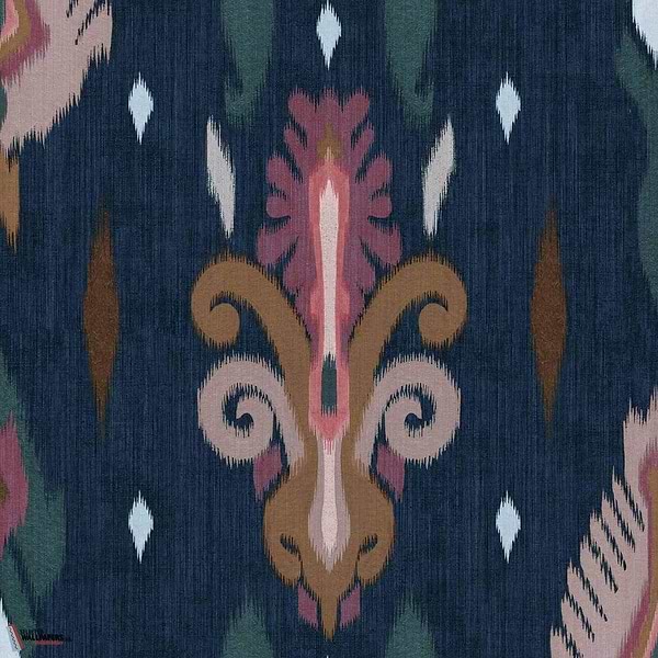 Sumba behang-Coordonne-Navy-Non Woven-Rol-Selected Wallpapers-Interiors