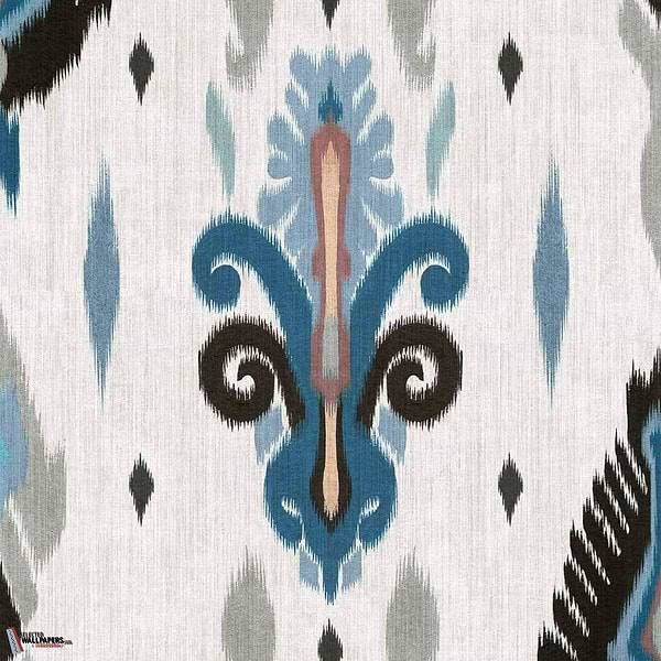 Sumba behang-Coordonne-White-Non Woven-Rol-Selected Wallpapers-Interiors